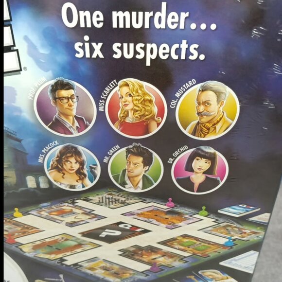 Hasbro - CLUE BOARD GAME - The Classic Mystery Game - Factory Sealed!! - Picture 4 of 5